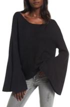 Women's Bp. Flare Sleeve Sweater, Size - Black