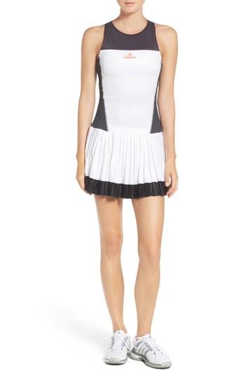 Women's Adidas By Stella Mccartney Barricade Tennis Dress & Shorts Set - White