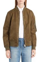 Women's Valentino Rockstud Bomber Jacket