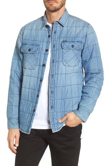 Men's Obey Wrecker Jacket, Size - Blue