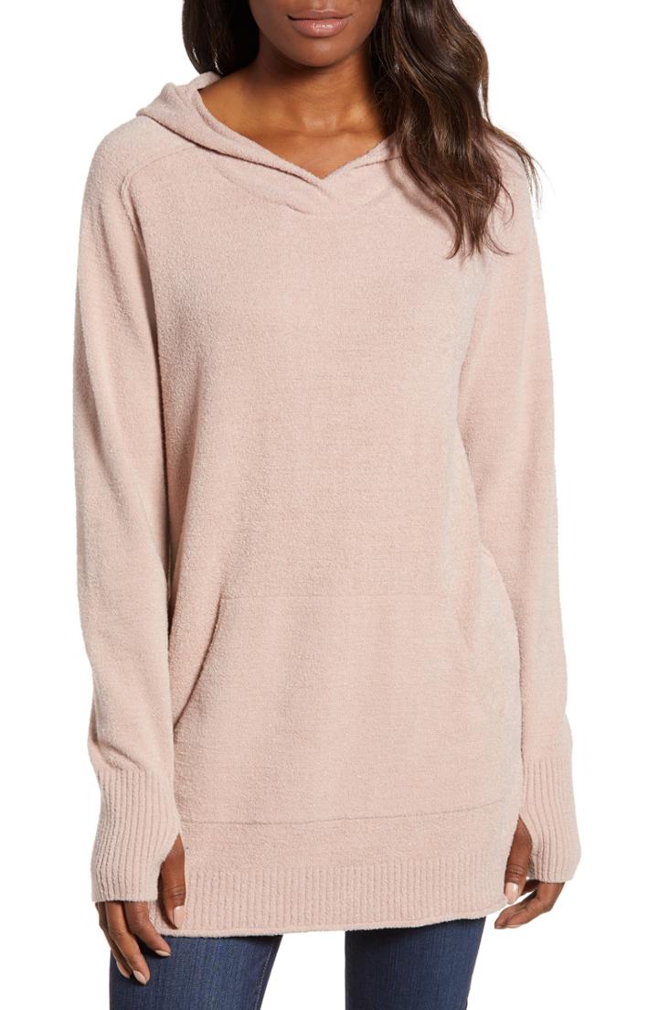 Women's Caslon Off Duty Cozy Pullover Hoodie - Pink