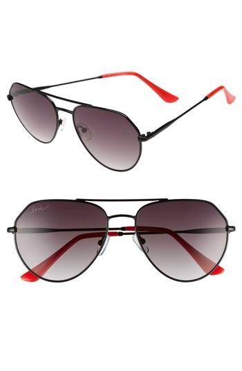 Women's Ed Ellen Degeneres 57mm Aviator Sunglasses -