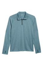 Men's Zella Jordanite Quarter Zip Pullover, Size - Blue/green
