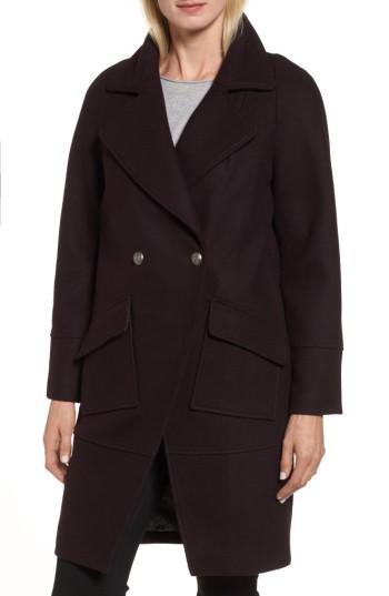 Women's Nvlt Double Breasted Coat - Purple