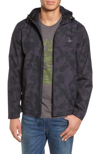 Men's Timberland Waterproof Hooded Shell - Black