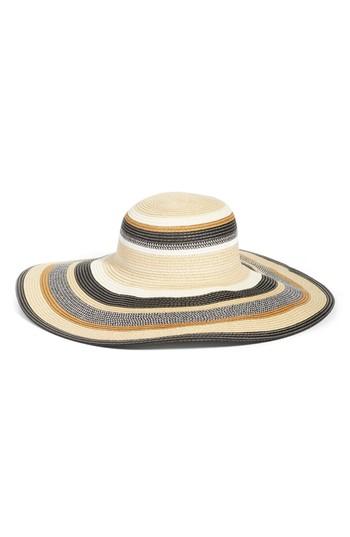 Women's Echo Byron Floppy Straw Hat - Black