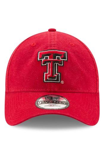 Men's New Era Collegiate Core Classic - Texas Tech Red Raiders Baseball Cap - Red