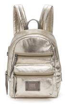 Frye Mini Ivy Metallic Nylon Backpack - Grey