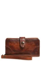 Frye 'melissa' Leather Phone Wallet -