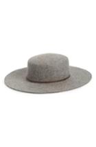 Women's Frye Santa Fe Belted Wool Felt Boater Hat -