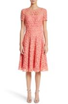 Women's St. John Collection Paisley Guipure Lace Dress