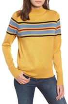 Women's Tory Burch Kit Stripe Scoop Neck Sweater