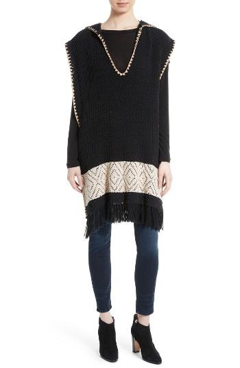 Women's Alice + Olivia Brixton Hooded Poncho
