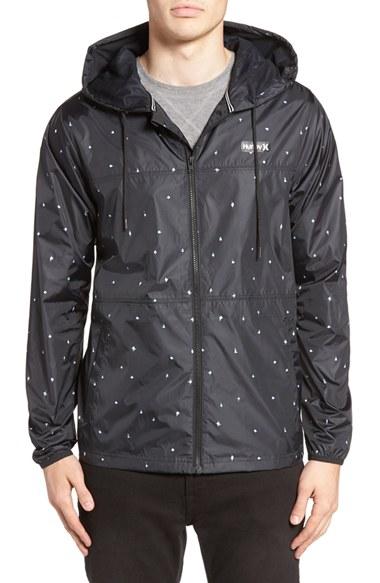 Men's Hurley Blocked Runner Windbreaker