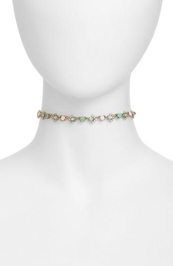 Women's Marchesa Paradise Stone Choker Necklace