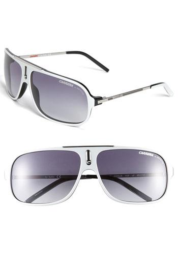 Men's Carrera Eyewear 'cool' 65mm Aviator Sunglasses - White