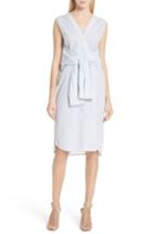 Women's Alexander Wang Deconstructed Poplin Shirtdress - Blue