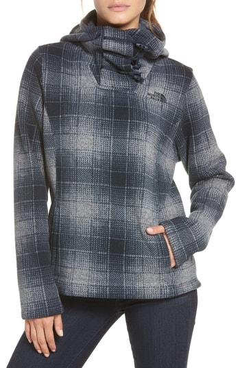 Women's The North Face Crescent Hooded Pullover - Grey