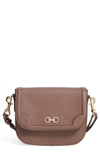 Salvatore Ferragamo Greta Leather Crossbody Bag -