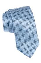 Men's Hugo Boss Geometric Silk Tie, Size - Blue