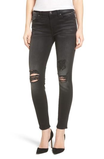 Women's Seven7 The Ankle Skinny Jeans - Black