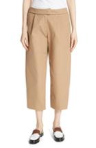 Women's Carven Cotton Crop Pants Us / 40 Fr - Beige