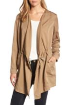 Women's Nic And Zoe Easy Breezy Drawstring Waist Jacket - Brown