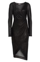 Women's Tracy Reese Sexy Surplice Dress X - Black