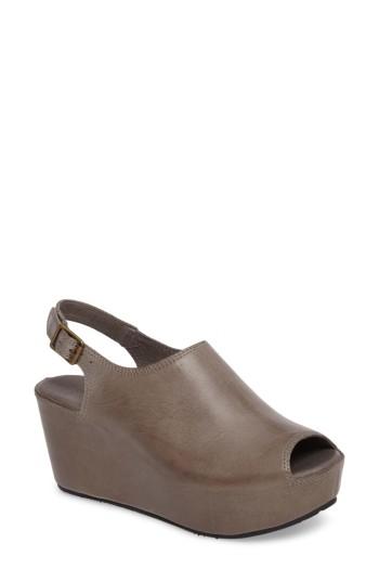 Women's Chocolat Blu Willow Slingback Wedge M - Grey