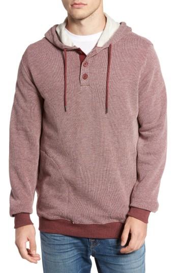 Men's Rvca Capo 3 Hoodie - Burgundy