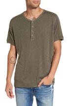 Men's Treasure & Bond Short Sleeve Slub Henley - Green