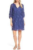 Women's Nordstrom Collection Clipped Floral Jacquard Dress