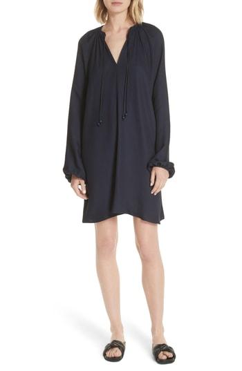 Women's Elizabeth And James Jasmine Tie Neck Dress - Blue