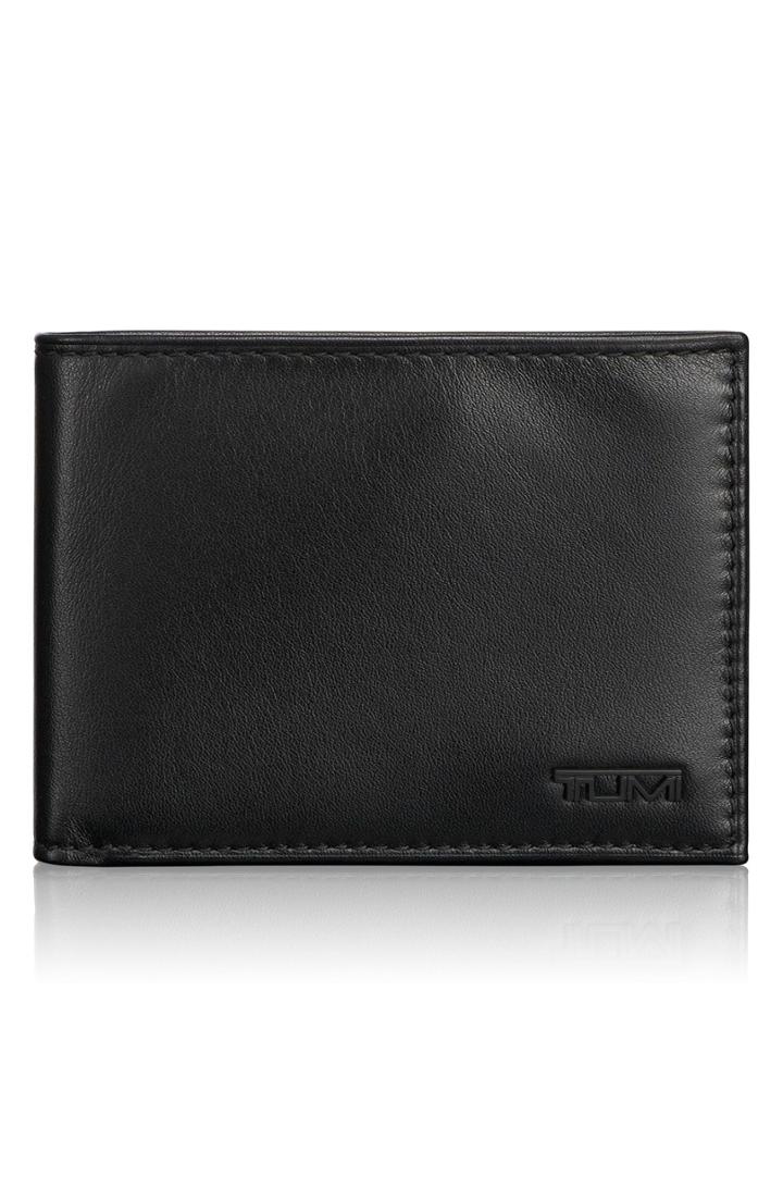 Men's Tumi Delta Global - Id Lock(tm) Shielded Double Billfold Wallet - Black