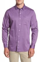 Men's Tommy Bahama Capeside Herringbone Sport Shirt, Size - Purple