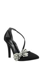 Women's J. Renee Aleaha Embellished Bow Pump B - Black