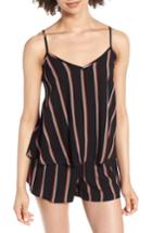 Women's Lira Clothing Zoey Stripe Tank - Black