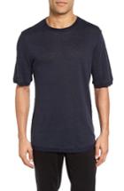 Men's Vince Sweater Trim T-shirt - Blue