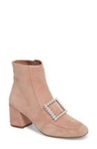 Women's Linea Paolo Cadence Buckle Bootie M - Metallic