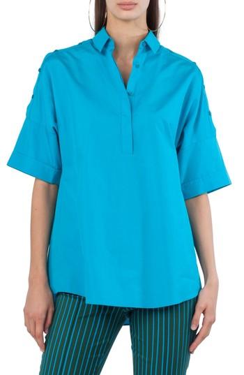Women's Akris Punto Button Shoulder Kimono Blouse