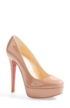 Women's Christian Louboutin Bianca Platform Pump Us / 40eu - Beige