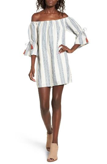 Women's Tularosa Sara Stripe Off The Shoulder Dress