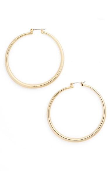 Women's Nordstrom Thick Medium Hoop Earrings