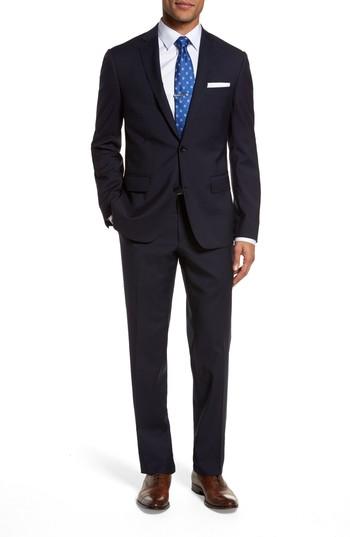 Men's John W. Nordstrom Classic Fit Check Wool Suit