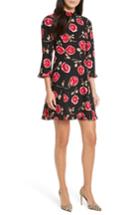 Women's Kate Spade New York Hazy Rose Crepe A-line Dress