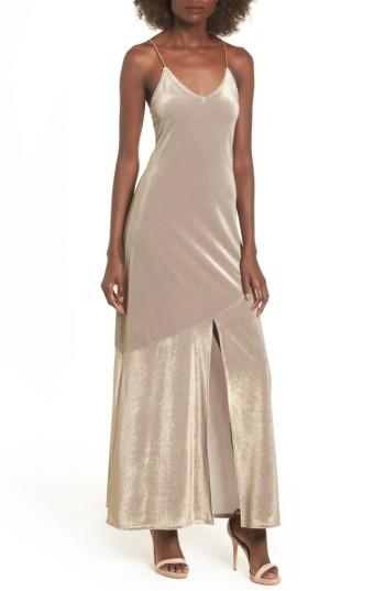 Women's Leith Shine Maxi Dress - Metallic