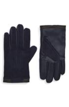 Men's Ted Baker London Buzzcut Suede Gloves - Blue