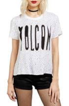 Women's Volcom Mix A Lot Graphic Tee - White
