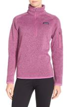 Women's Patagonia 'better Sweater' Zip Pullover - Purple