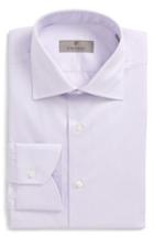 Men's Canali Regular Fit Solid Dress Shirt - Purple